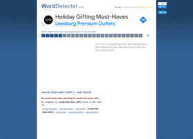 Words-that-start-with-j.worddetector.com
