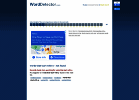 Words-that-start-with-y.worddetector.com