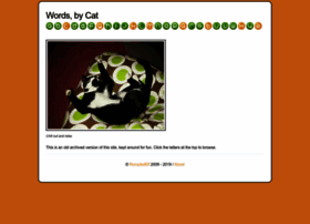Wordsbycat.com