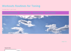 workouts-routines-for-toning.com