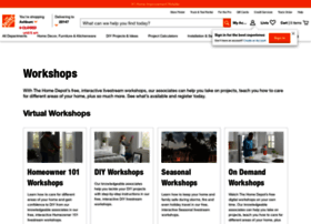 Workshops.homedepot.com