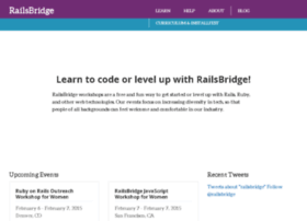Workshops.railsbridge.org