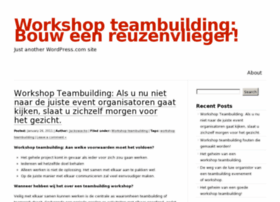 Workshopteambuilding.wordpress.com