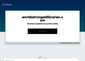 worldsstrongestlibrarian.com