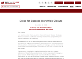Worldwidewest.dressforsuccess.org