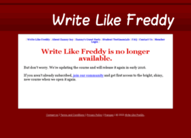 Writelikefreddy.com
