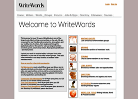 Writewords.org.uk