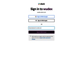 Wudex.slack.com