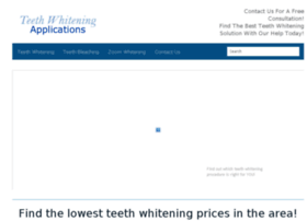 ww.teethwhiteningapplications.com