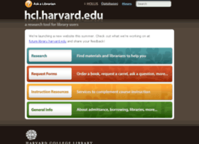 www-hcl.harvard.edu