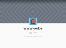 www-oobe.tumblr.com