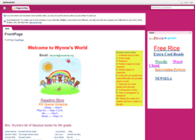 Wynnesworld.pbworks.com