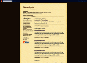 Wynnsights.blogspot.be