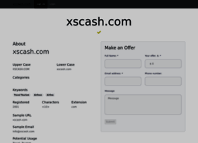 xscash.com