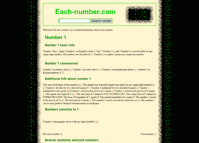 Xwww.each-number.com