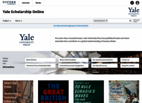 Yale.universitypressscholarship.com