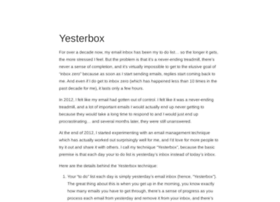 yesterbox.com