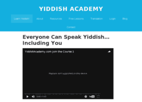 yiddishacademy.com