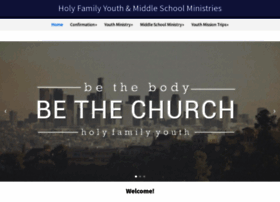 Youthministry.holyfamily.org