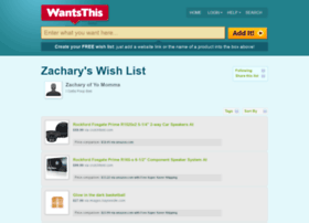 Zacharydo.wantsthis.com