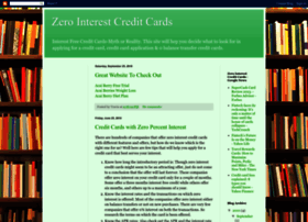 Zero-interest-creditcard.blogspot.com