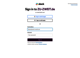 Zu-zweit.slack.com